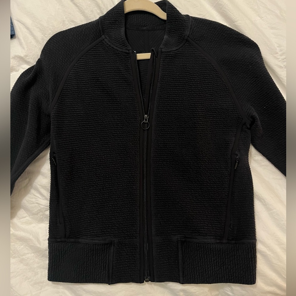 Lululemon Black Zip-up Sweater Jacket